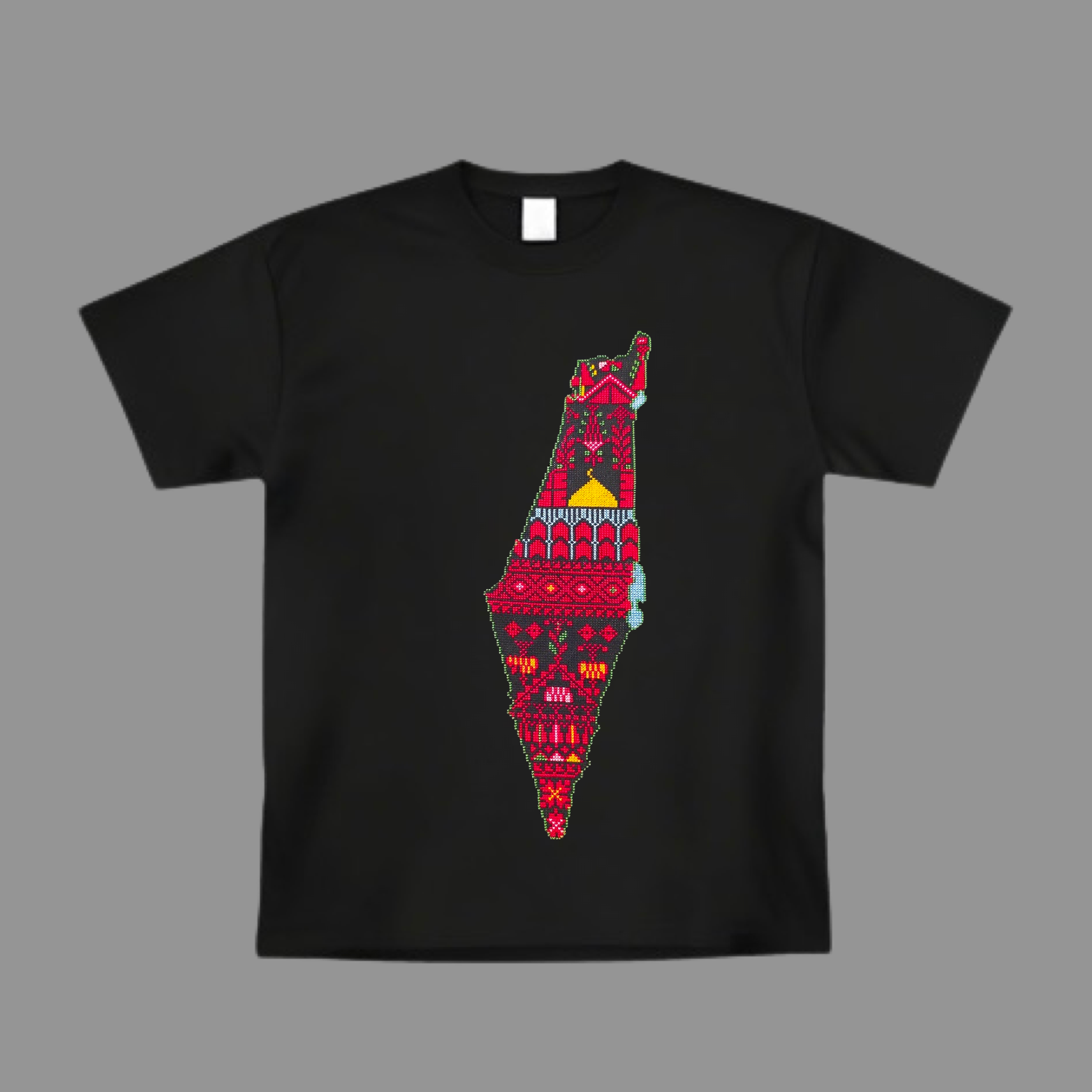 Palestine Map Tee